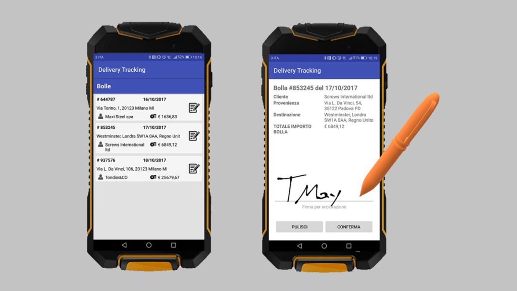Delivery Tracking: firma digitale e molto altro